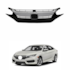 Grade CIVIC 17 18 Preta Fosca Moldura Cromada