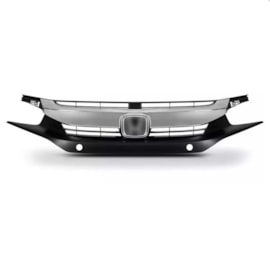 Grade Civic 17 18 Preta Moldura Cromada C Sensor