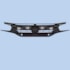 Grade Civic 17 a 18 Preto Blak Piano Moldura Cromada FURO SENSOR
