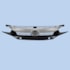 Grade Civic 17 a 18 Preto Blak Piano Moldura Cromada FURO SENSOR
