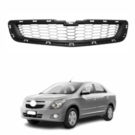 Grade COBALT 12 a 15 Inferior Preta Friso Preto Completa Grade COBALT 12 a 15 Inferior Preta Friso Preto Completa