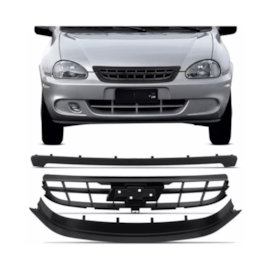 Grade CORSA CLASSIC 08 09 À 10 Preta Completa 3 Peças Grade CORSA CLASSIC 08 09 À 10 Preta Completa 3 Peças