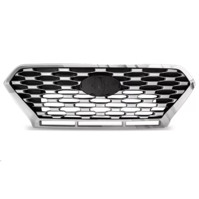 Grade CRETA 20 a 22 Prata Moldura Cromada Grade CRETA 20 a 22 Prata Moldura Cromada