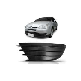 Grade Farol Milha C4 PALLAS HATCH 07 a 14 S Furo Preto Esqu Grade Farol Milha C4 PALLAS HATCH 07 a 14 S Furo Preto Esqu