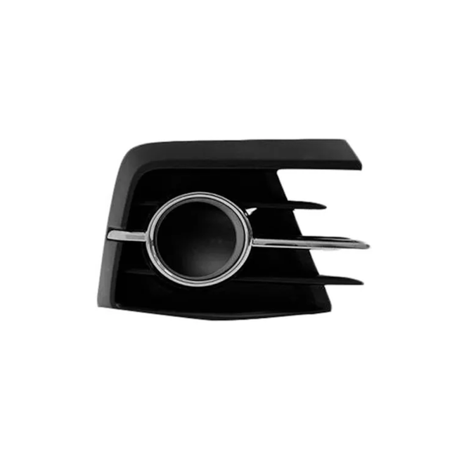 Grade Farol Milha GOL 16 a 18 S Furo Preto Aro Prata Direito Grade Farol Milha GOL 16 a 18 S Furo Preto Aro Prata Direito