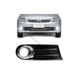 Grade Farol Milha GOL VOYAGE 09 a 12 Aro Cromado Direito Grade Farol Milha GOL VOYAGE 09 a 12 Aro Cromado Direito