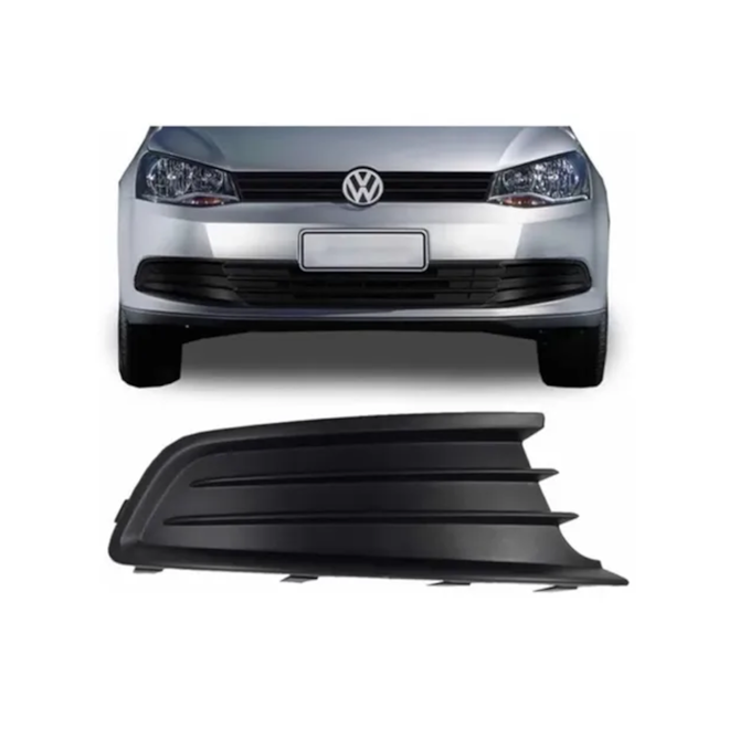 Grade Farol Milha GOL VOYAGE G6 13 a 16 S Furo Preto Direito Grade Farol Milha GOL VOYAGE G6 13 a 16 S Furo Preto Direito