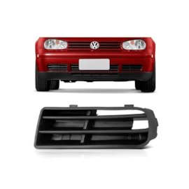 Grade Farol Milha GOLF 1999 a 2006 S Furo Preto Esquerdo Grade Farol Milha GOLF 1999 a 2006 S Furo Preto Esquerdo