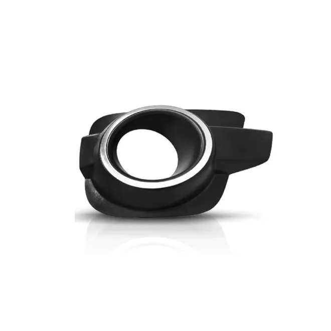 Grade Farol Milha KWID 17 a 22 C Furo Preto Aro Crom Direito Grade Farol Milha KWID 17 a 22 C Furo Preto Aro Crom Direito