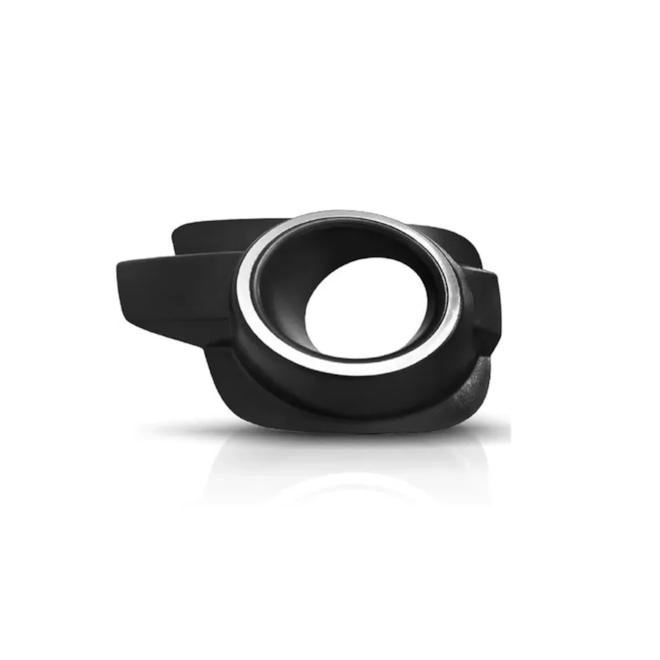 Grade Farol Milha KWID 17 a 22 C Furo Preto Aro Crom Esquerd Grade Farol Milha KWID 17 a 22 C Furo Preto Aro Crom Esquerd