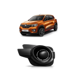 Grade Farol Milha KWID 17 a 22 S Furo Preto Aro Crom Esquerd Grade Farol Milha KWID 17 a 22 S Furo Preto Aro Crom Esquerd