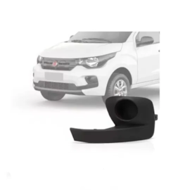 Grade Farol Milha MOBI 2017 a 2020 Sem Furo Preto Esquerdo Grade Farol Milha MOBI 2017 a 2020 Sem Furo Preto Esquerdo