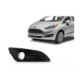 Grade Farol Milha NEW FIESTA 14 a 17 C Furo Anel Cromado Ld Grade Farol Milha NEW FIESTA 14 a 17 C Furo Anel Cromado Ld