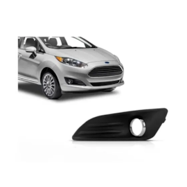 Grade Farol Milha NEW FIESTA 14 a 17 C Furo Aro Cromado Le Grade Farol Milha NEW FIESTA 14 a 17 C Furo Aro Cromado Le