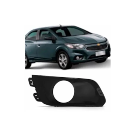 Grade Farol Milha ONIX PRISMA 17 a 20 C Furo Preto Direito Grade Farol Milha ONIX PRISMA 17 a 20 C Furo Preto Direito