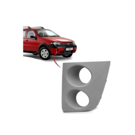 Grade Farol Milha PALIO WEEKND 05 a 08 Furo Primer Esquerdo Grade Farol Milha PALIO WEEKND 05 a 08 Furo Primer Esquerdo