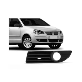 Grade Farol Milha POLO HATCH SEDAN 07 a 11 C Furo Esquerdo Grade Farol Milha POLO HATCH SEDAN 07 a 11 C Furo Esquerdo