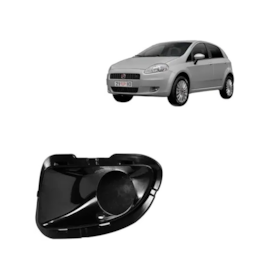 Grade Farol Milha PUNTO 2007 a 2012 C Furo Preto Esquerdo Grade Farol Milha PUNTO 2007 a 2012 C Furo Preto Esquerdo