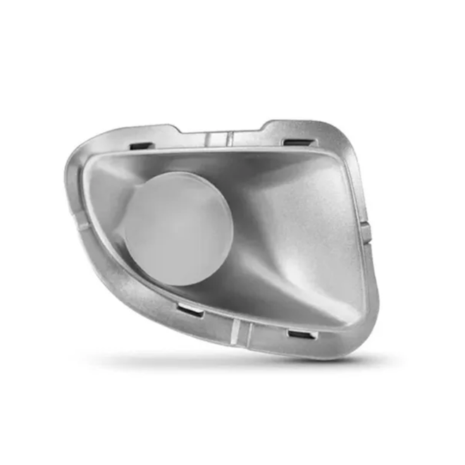 Grade Farol Milha PUNTO 2007 a 2012 S Furo Prata Direito Grade Farol Milha PUNTO 2007 a 2012 S Furo Prata Direito