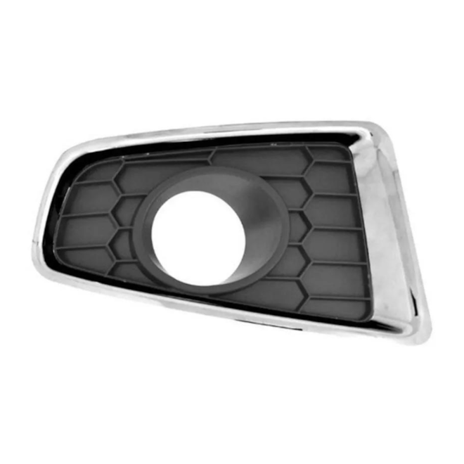 Grade Farol Milha SANDERO 12 a 14 C Furo Aro Cromado Direito Grade Farol Milha SANDERO 12 a 14 C Furo Aro Cromado Direito