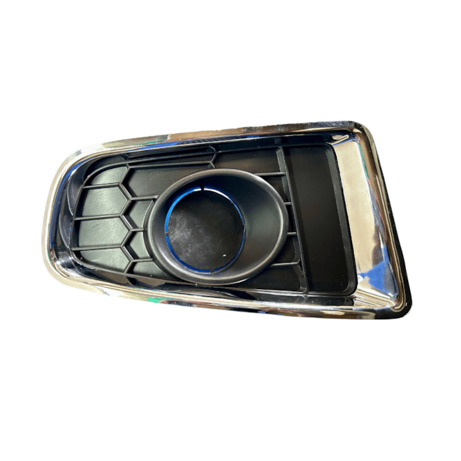 Grade Farol Milha SANDERO 12 a 14 S Furo Aro Cromado Esqu Grade Farol Milha SANDERO 12 a 14 S Furo Aro Cromado Esqu