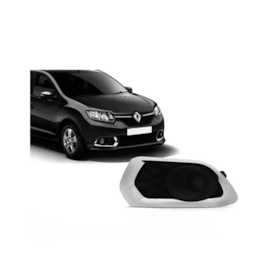 Grade Farol Milha SANDERO 15 a 19 S Furo Aro Cromado LE Grade Farol Milha SANDERO 15 a 19 S Furo Aro Cromado LE