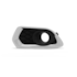 Grade Farol Milha SANDERO 20 a 22 Furo Aro Cromado Esquerdo