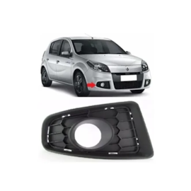 Grade Farol Milha SANDERO 2012 a 2014 C Furo Preto Direito Grade Farol Milha SANDERO 2012 a 2014 C Furo Preto Direito