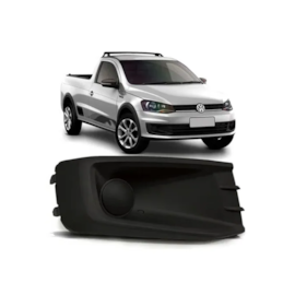 Grade Farol Milha SAVEIRO G6 13 a 16 Sem Furo Preto Direito Grade Farol Milha SAVEIRO G6 13 a 16 Sem Furo Preto Direito