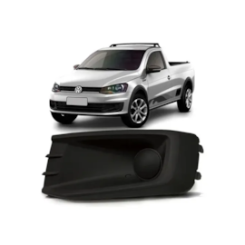 Grade Farol Milha SAVEIRO G6 13 a 16 Sem Furo Preto Esquerdo Grade Farol Milha SAVEIRO G6 13 a 16 Sem Furo Preto Esquerdo