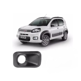 Grade Farol Milha UNO ATTRACTIVE 15 a 17 Furo Preto Direito Grade Farol Milha UNO ATTRACTIVE 15 a 17 Furo Preto Direito