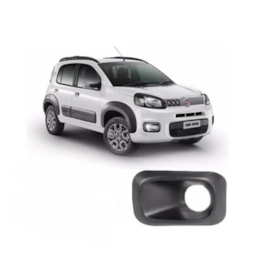 Grade Farol Milha UNO ATTRACTIVE 15 a 17 Furo Preto Esquerdo Grade Farol Milha UNO ATTRACTIVE 15 a 17 Furo Preto Esquerdo