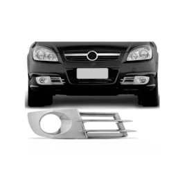 Grade Farol Milha VECTRA e GT 06 a 09 C Furo Cromado Direito Grade Farol Milha VECTRA e GT 06 a 09 C Furo Cromado Direito