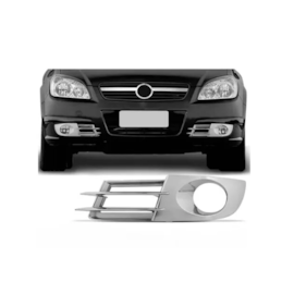 Grade Farol Milha VECTRA e GT 06 a 09 Furo Cromado Esquerdo Grade Farol Milha VECTRA e GT 06 a 09 Furo Cromado Esquerdo