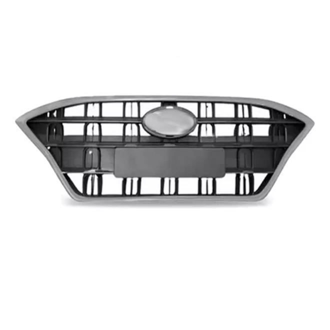 Grade HB20 Sedan 21 A 24 Completa Preto Moldura Prata Grade HB20 Sedan 21 A 24 Completa Preto Moldura Prata