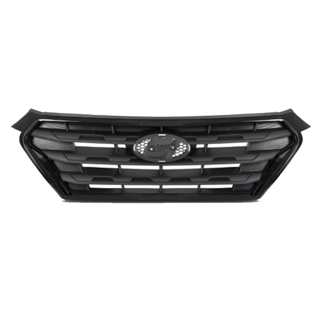 Grade Hyundi Creta 2017 A 2020 Preta Com Friso Pret