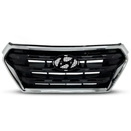 Grade Hyundi Creta 2017 A 2020 Preta Com Friso Pret
