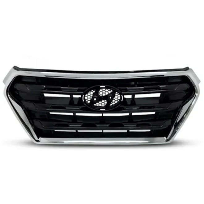 Grade Hyundi Creta 2017 A 2020 Preta Com Friso Pret
