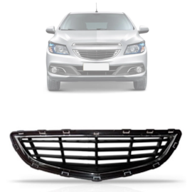 Grade Inferior ONIX PRISMA 13 a 17 Preta Moldura Cromado Grade Inferior ONIX PRISMA 13 a 17 Preta Moldura Cromado