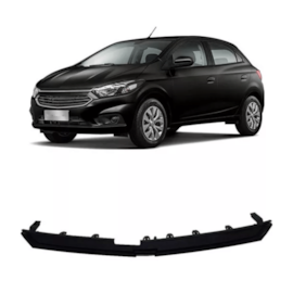 Grade ONIX 17 a 24 Sup Preta C Friso Black Piano Cromado