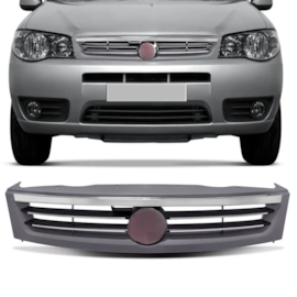 Grade PALIO ECONOMY 14 a 16 Moldura Primer Frisos Cromado Grade PALIO ECONOMY 14 a 16 Moldura Primer Frisos Cromado