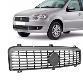 Grade PALIO SIENA 09 a 12 Moldura Frisos Cromado Grade PALIO SIENA 09 a 12 Moldura Frisos Cromado