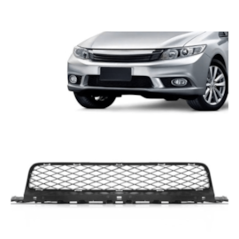 Grade Parachoque Central CIVIC LXR 12 13 14 Preta