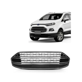 Grade Parachoque Central ECOSPORT 13 a 16 Preto Friso Cinza Grade Parachoque Central ECOSPORT 13 a 16 Preto Friso Cinza