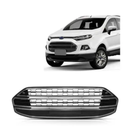 Grade Parachoque Central ECOSPORT 13 a 16 Preto Friso Cinza Freestyle Grade Parachoque Central ECOSPORT 13 a 16 Preto Friso Cinza Freestyle