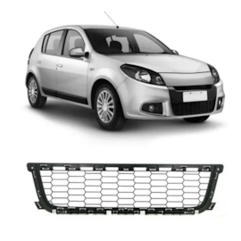 Grade Parachoque Central SANDERO 12 A 14 Sem Friso Grade Parachoque Central SANDERO 12 A 14 Sem Friso