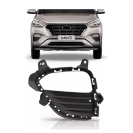 Grade Parachoque Creta 2017 A 2018 Com Milha Esquerdo Grade Parachoque Creta 2017 A 2018 Com Milha Esquerdo