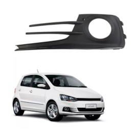 Grade Parachoque FOX 15 a 18 Com Furo Friso Preto Esq Grade Parachoque FOX 15 a 18 Com Furo Friso Preto Esq