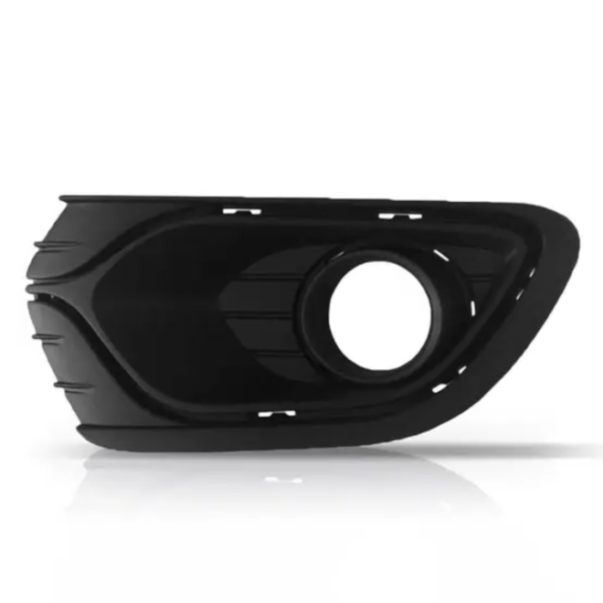 Grade Parachoque LOGAN 2014 a 2018 Preta Com Milha Esquerdo Grade Parachoque LOGAN 2014 a 2018 Preta Com Milha Esquerdo