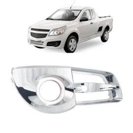 Grade Parachoque MONTANA 11 À 18 Cromado Direito Furo Milha Grade Parachoque MONTANA 11 À 18 Cromado Direito Furo Milha